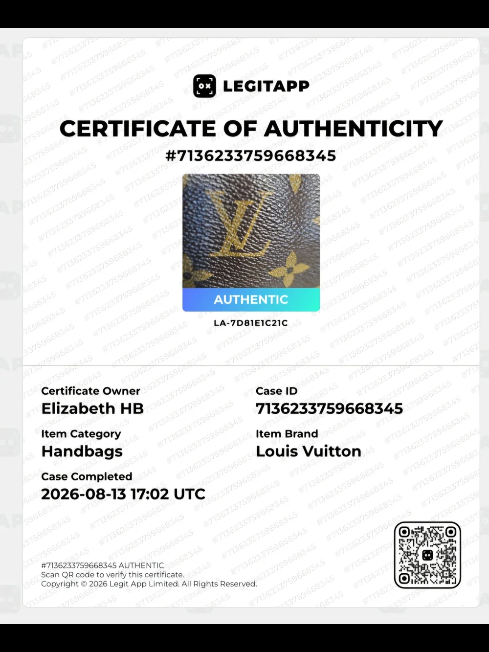 Louis Vuitton Monogram Reporter PM With COA